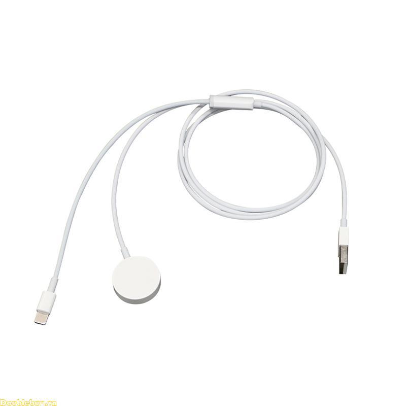 Cáp sạc nhẹ Doublebuy cho 1 2 3 4 38MM 40MM 42MM 44MM Apple-Watch-Series cho điện thoại Xs Xs Bền