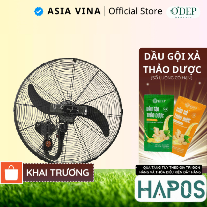 Quạt treo công nghiệp Asia 120W, 3 tốc độ, gió mạnh, dây kéo điều chỉnh L24001-DV0 - HAPOS HOF