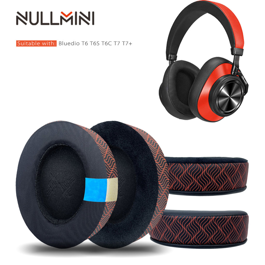 Miếng Đệm Tai Nghe Gel Làm Mát Nullmini Cho Bluedio T6 T6S T6C T7 T7 + Tai Nghe Đệm Thay Thế Tay Áo 