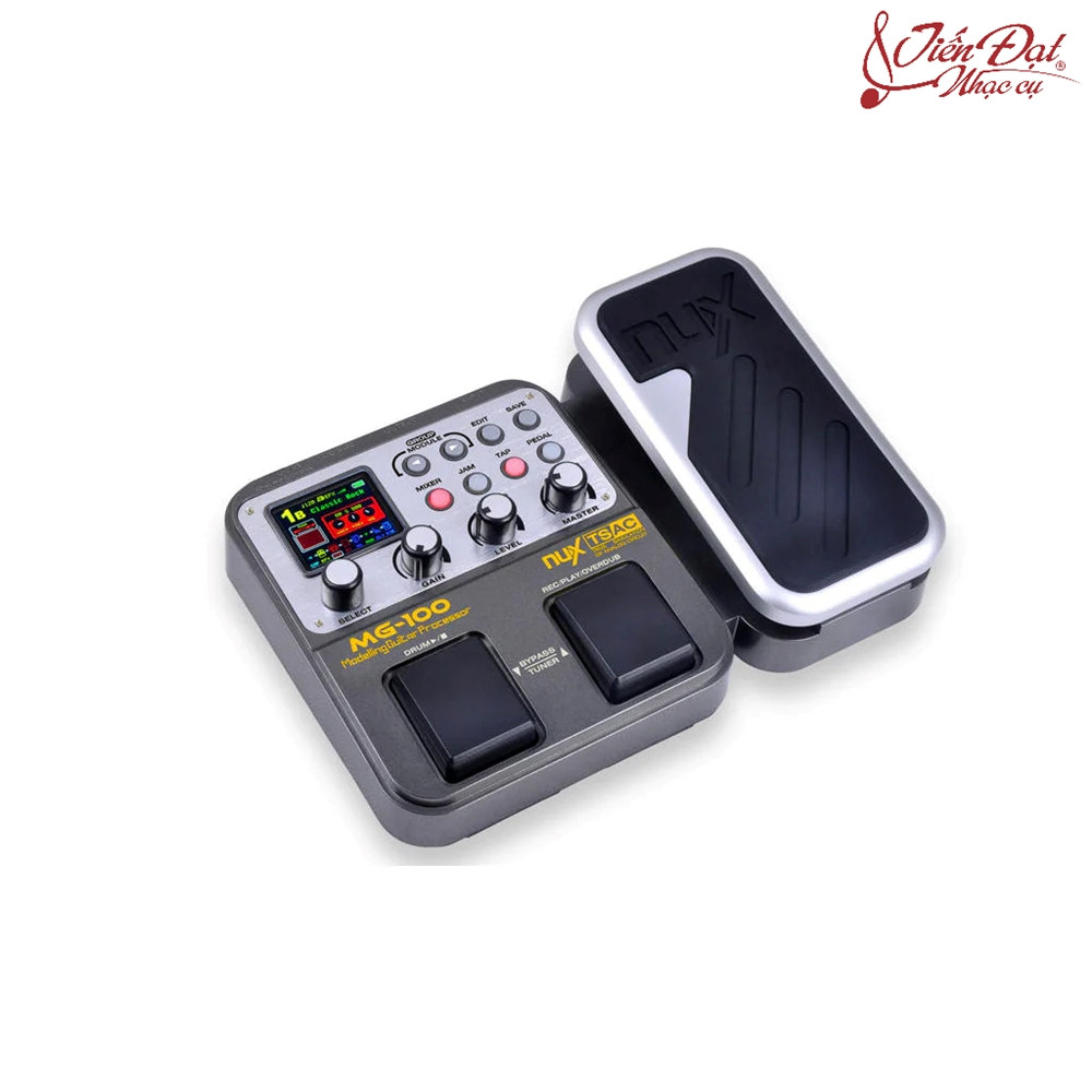 Phơ Bàn Guitar MG100 Nux ⎯ Bàn Đạp Hiệu Ứng Âm Thanh Chính Hãng, Fuzz Multi Effects