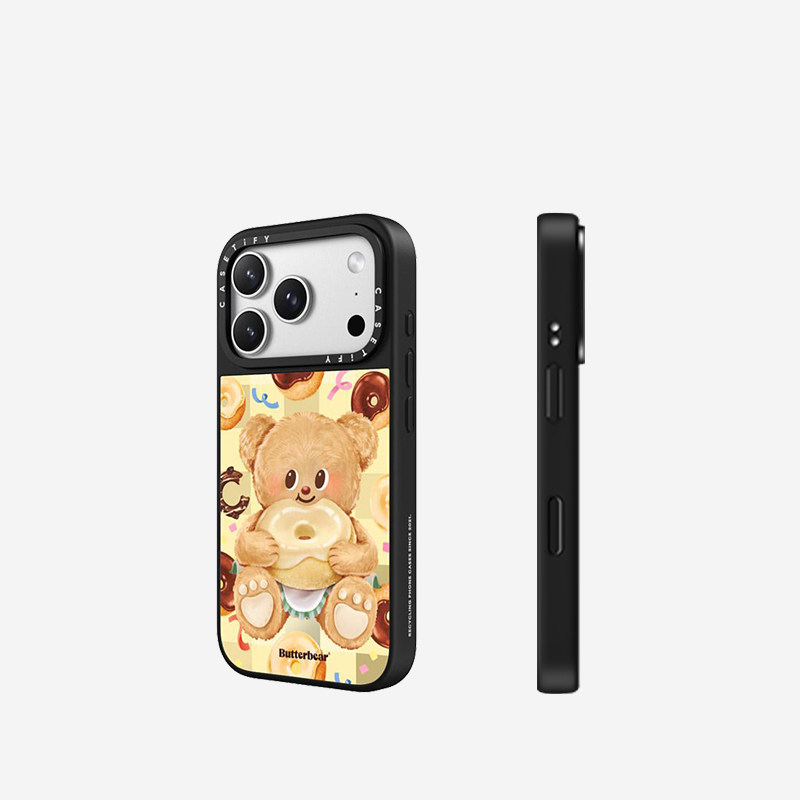 Butter Bear x CASETiFY Đồng thương hiệu Donut Butter Bear có sẵn cho Apple iPhone17ProMax / 17Pro / 