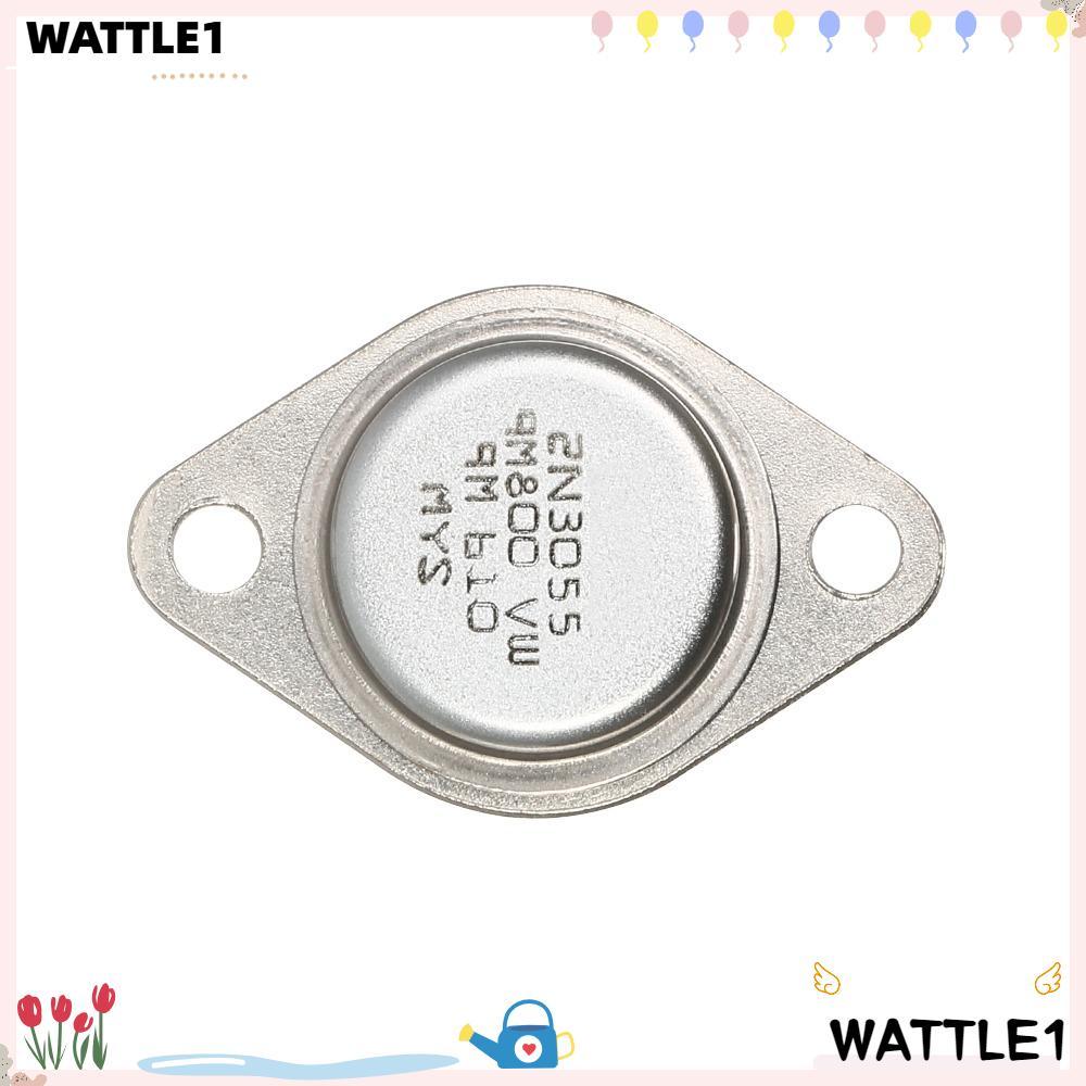 WTTLE 5 Chiếc Điện Trở, TO-3 2N3055 NPN 2N3055 Điện Transistor, Bộ Transistor 15A / 60V Kim Loại Tra