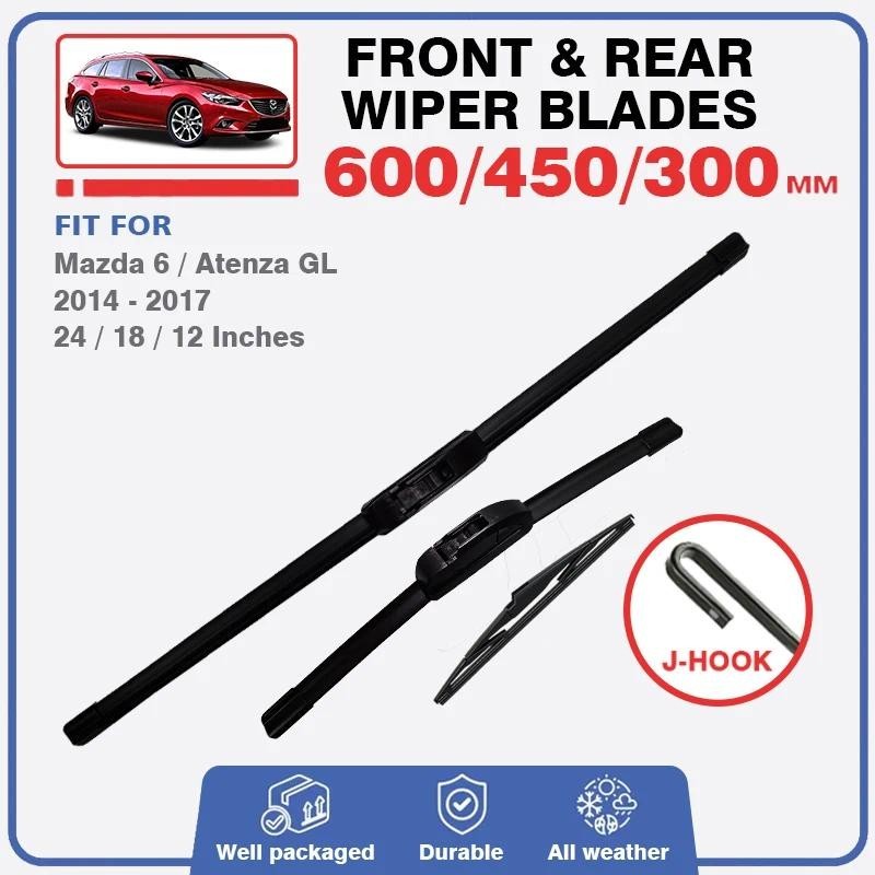 Mặt Trước Phía Sau Kính Chắn Gió Lưỡi Dao Lau Cho Xe Mazda 6 2014 2015 2016 2017 GJ GL Atenza Mazda6
