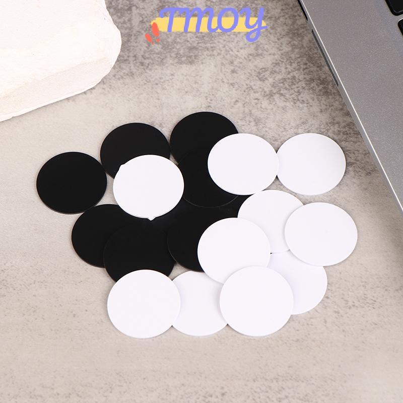TMOY 5 Chiếc Có Thể Ghi Lại Trắng Ntag215 NFC Tròn Đồng Xu 504 Byte Thông Minh Ntag215 Thẻ Nhãn 25 M