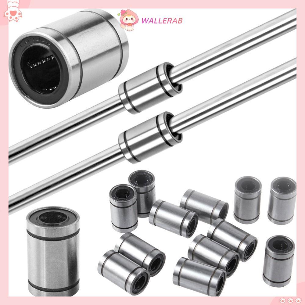 WALLERAB Bushing Thép CNC Phần Thanh Trục Bền LM3U LM4UUU LM5U LM6UUU