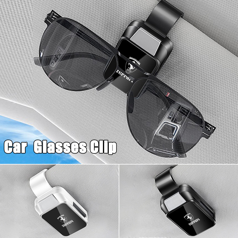 Xe Mới Tấm Che Nắng Kính Giá Đỡ Kính Mát Ốp Lưng Kính Mắt Kẹp Cho Ferrari SJ SP1 812 F40 F12TDF SF90