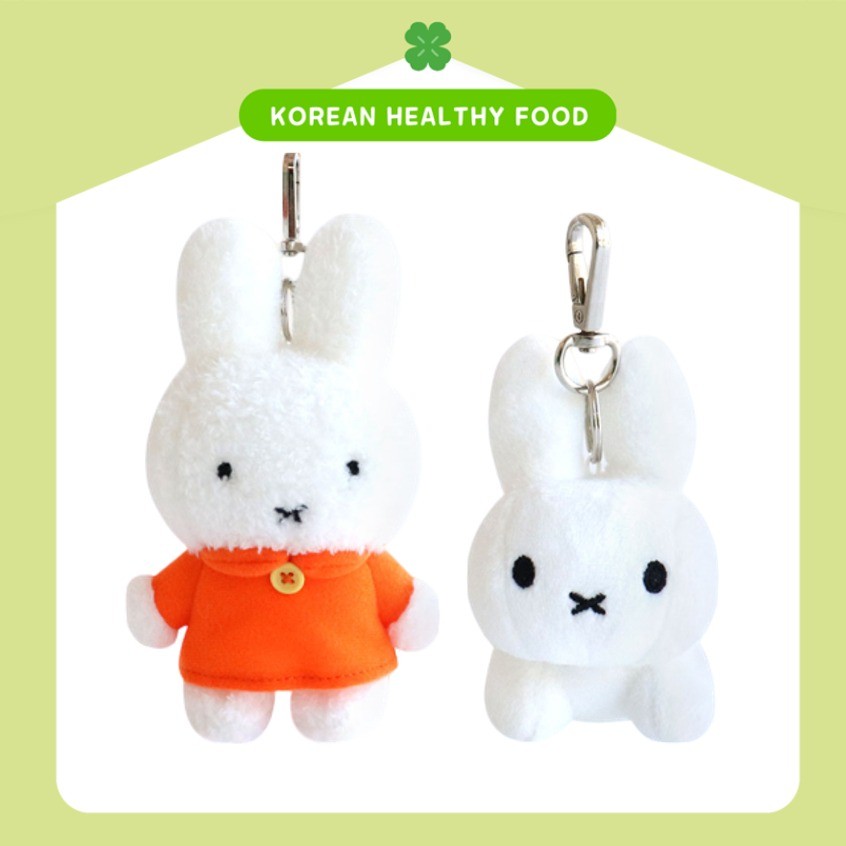 [MIFFY] Túi đựng thỏ dễ thương Miffy Standing / BRUNA FAMILY Kyering Bag charm