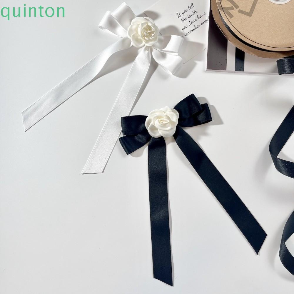 Nơ cài áo đen trắng Quinton, phụ kiện thời trang & tang lễ