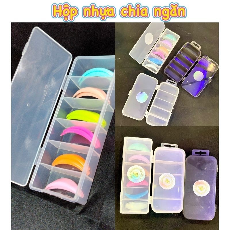 Hộp Chia Ô Đựng Trục Uốn Mi_hộp đựng trục 5 ngăn LALA SHOP
