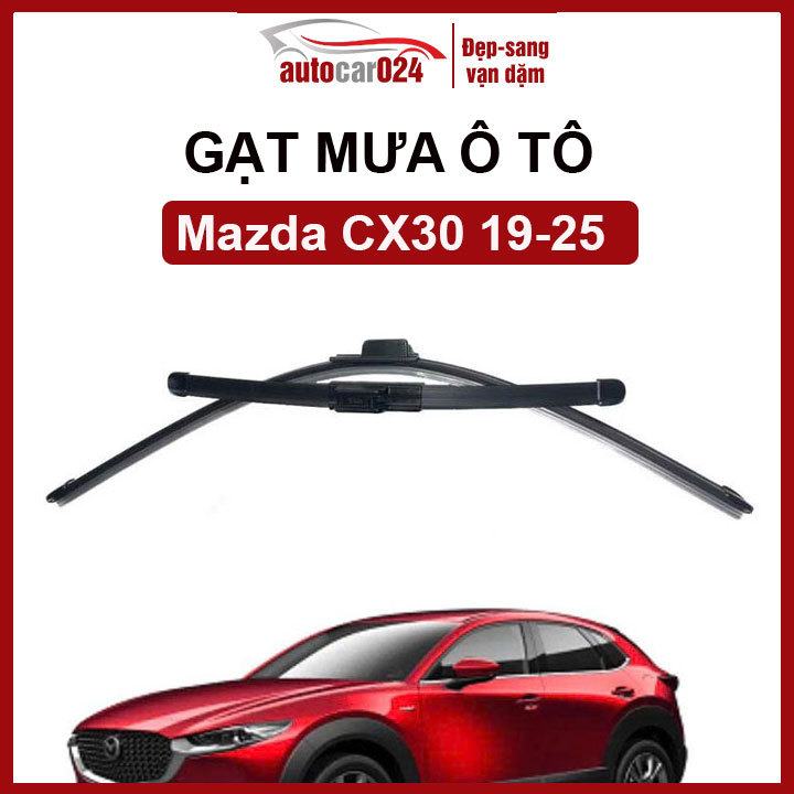 Bộ 2 Chổi Gạt Mưa Ô Tô Mazda CX-30, CX30 2019-2025 Bosch Mềm