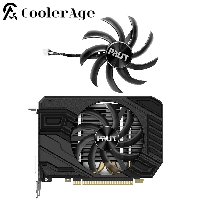 Dành Cho PALIT RTX 2060 GTX 1660 1660Ti 1660S Quạt Card Video 95MM TH1012S2HPAA01 RTX2060 GTX1660 GT