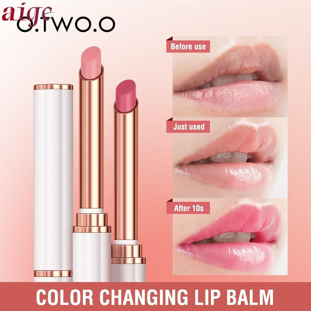 AIGE Lip Gloss, Son môi dưỡng ẩm O.TWO.O, Trang điểm chăm sóc môi dưỡng ẩm lâu trôi 2023