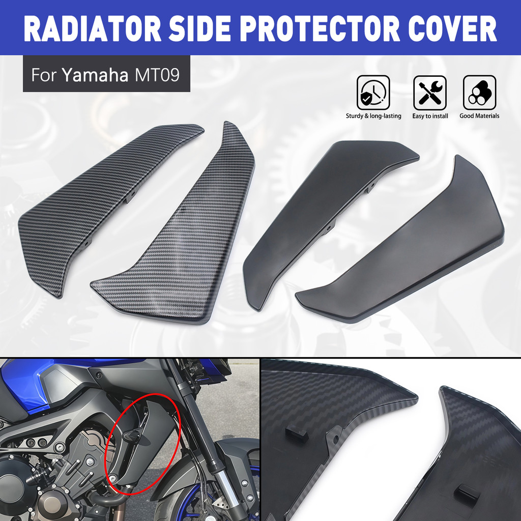 Phụ tùng xe máy ABS Nhựa Tản Nhiệt Bên Tấm Bảo Vệ Bao Fairing Cho MT09 MT-09 MT 09 2017 2018 2019 20