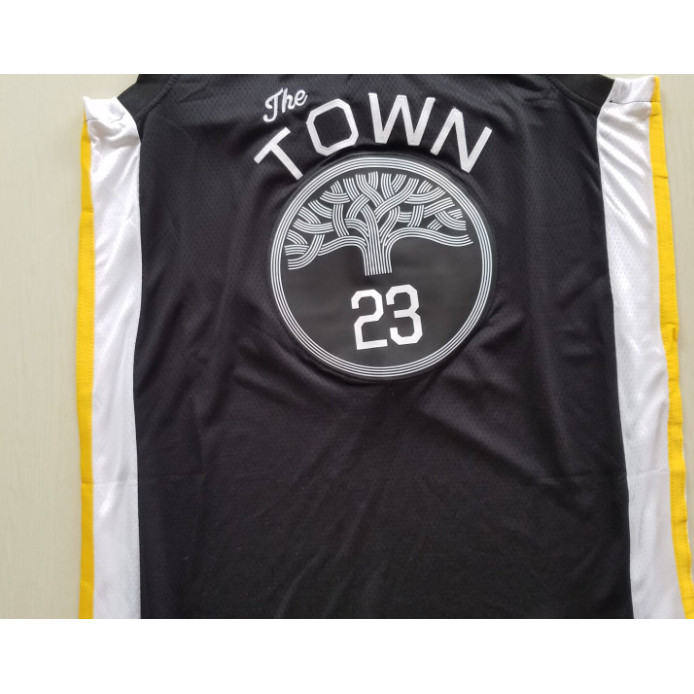 Áo đấu phong cách mới của Warriors No. 35 Durant No. Đồng phục bóng rổ 30 Curry 11 Thompson 23 Green
