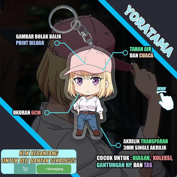 Gantungan Kunci Solo Leveling Cha Hae Jinwoo Jin-ah, Keychain Anime Lucu - Cha Hae-in
