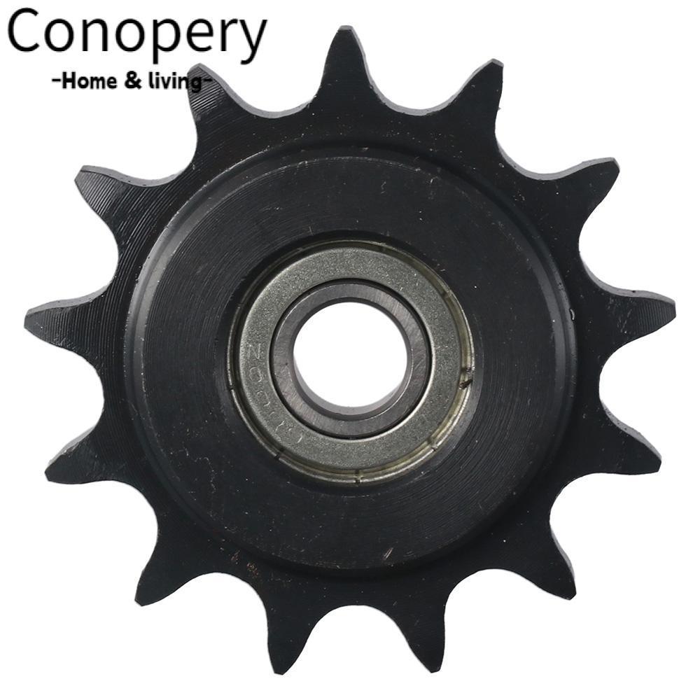 CONOPERY Convex Idler Gear, 13 Răng 10mm Bore 1 / 2 "Pitch Chain Idler Bánh xích, Vòng bi thép Carbo