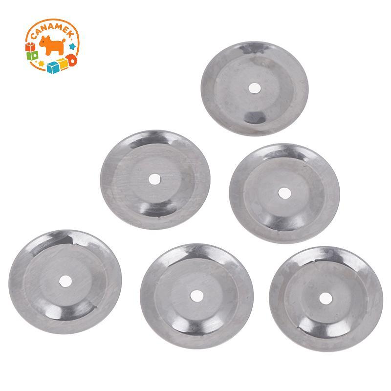 CANAMEK 50 Chiếc Tambourine Chuông Vòng Jingle Bell Sắt Cho Chuông Tay Nhà Thờ Trống Snare Tambourin
