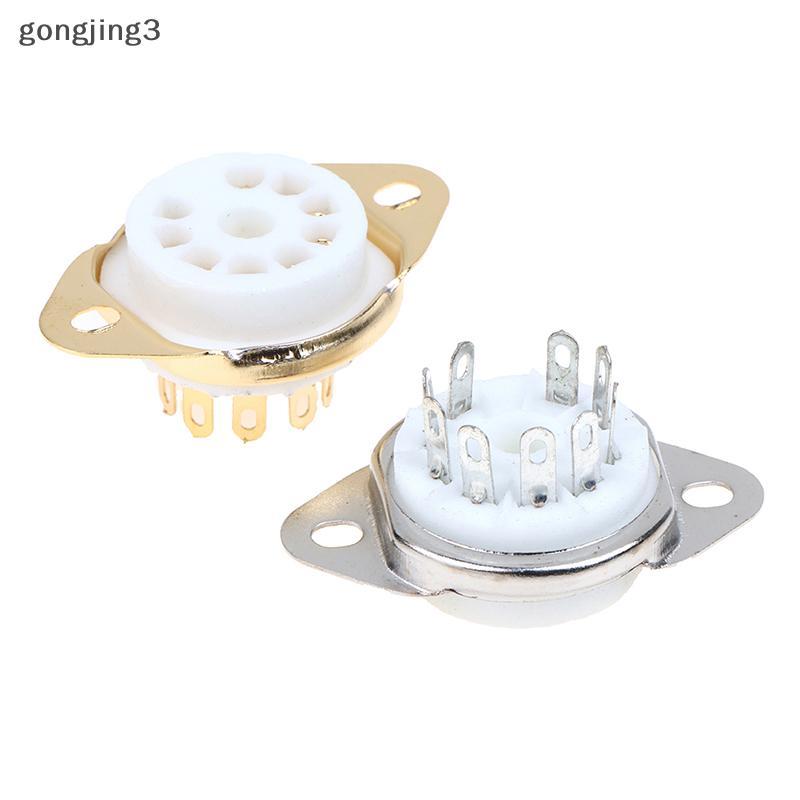 Gongjing3 9pin Gốm Ống soets Van Đế Cho 6DJ8 12AX7 ECC83 B339 CV492 th