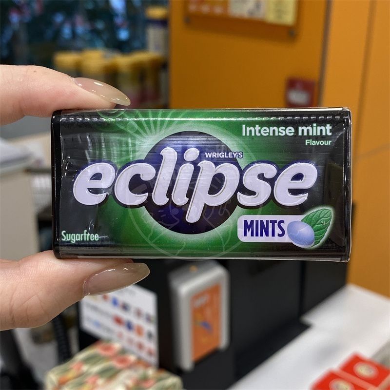 Hồng Kông Nhập Khẩu ECLIPSE ECLIPSE Kẹo Bạc Hà Viên Viên Kẹo Không Đường Nhai Kẹo Cao Su Làm Mới Hơi