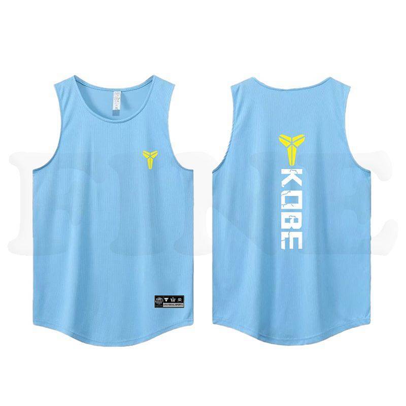 Kobe Logo Vest Basketball Clothes T-shirt Men's American Summer Basketball Training Wear Sports Runn