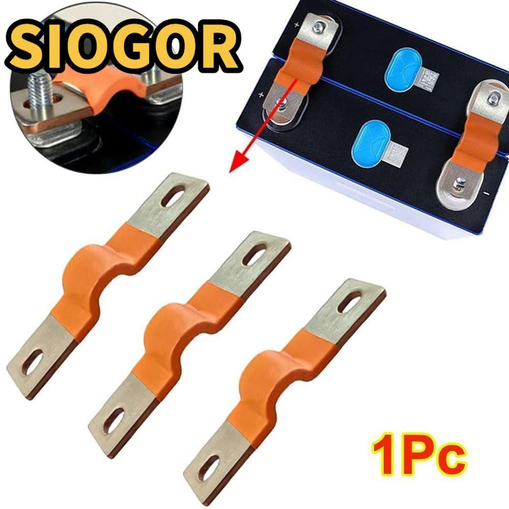 Thanh nối linh hoạt SIOGOR, 230Ah 280Ah M6 Dây nối pin, Thanh đồng 2mm