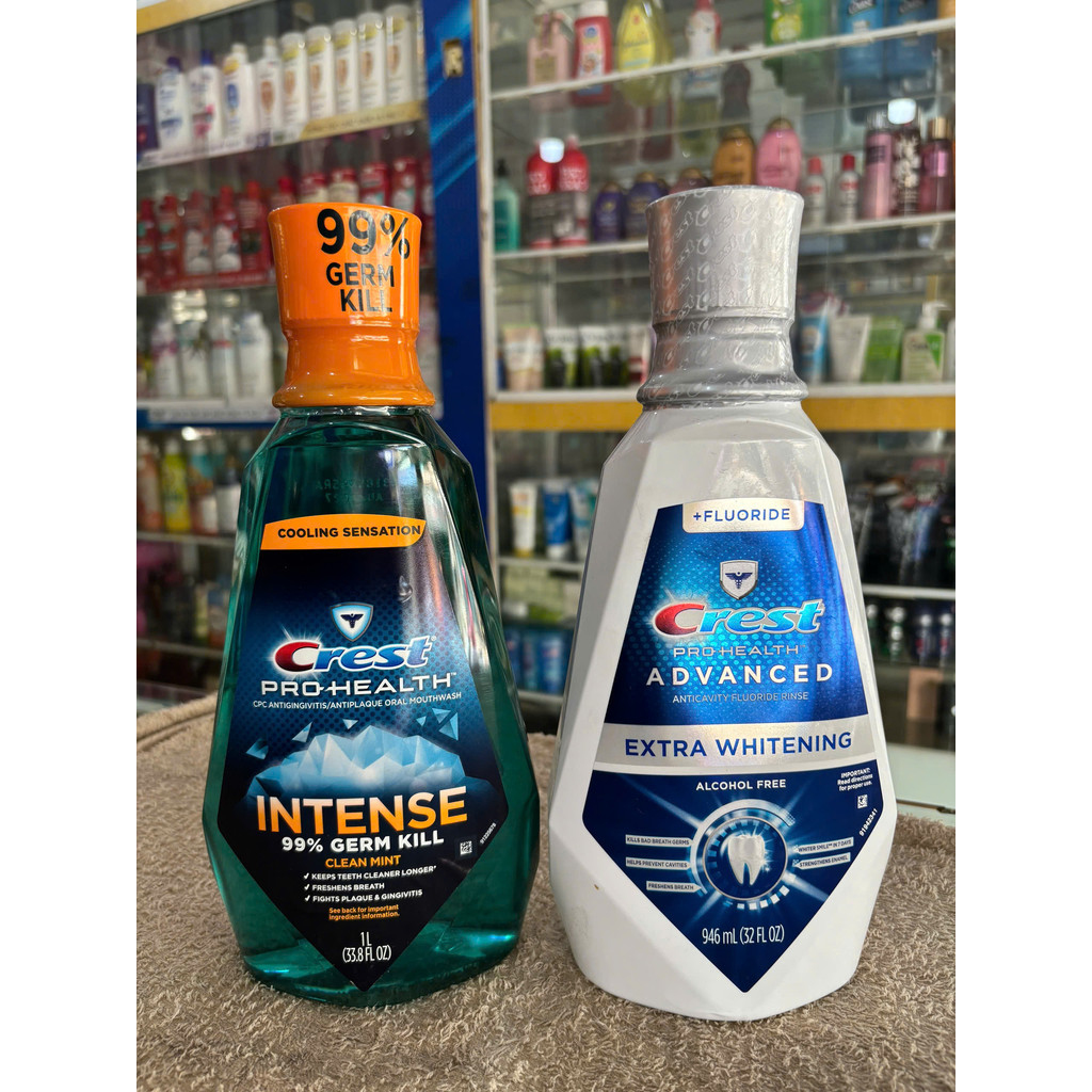 Nước súc miệng Crest không cồn Crest Pro Health