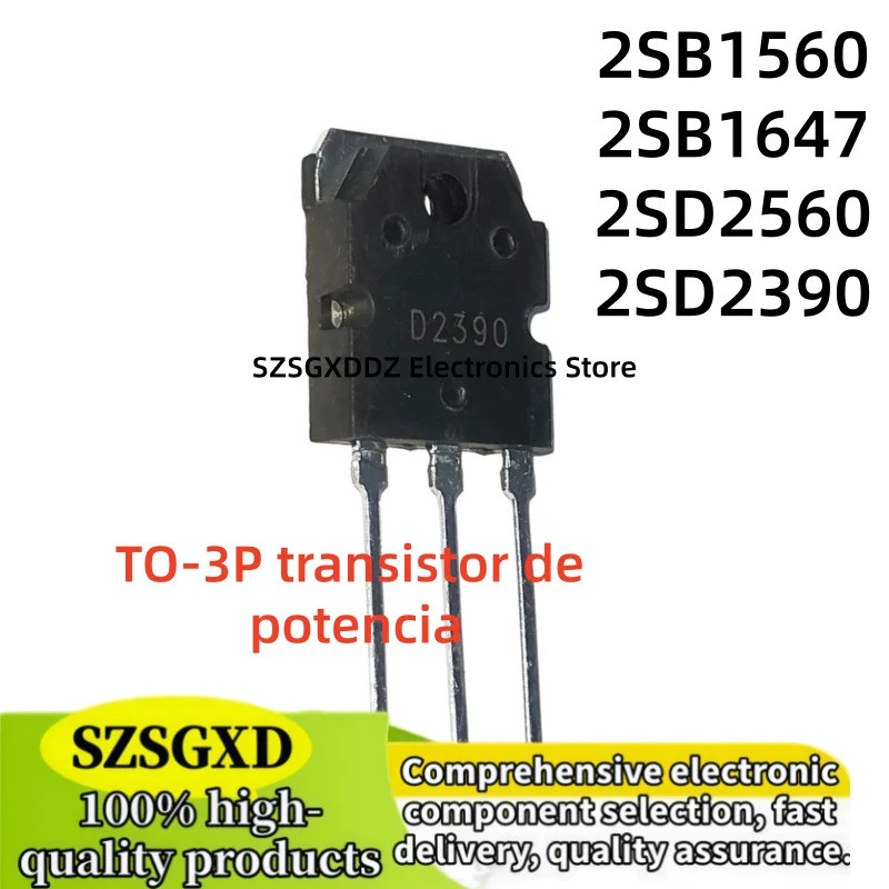 5 Chiếc 2SB1560 2SD2390 TO3P 2SB1647 2SD2560 B1560 D2390 B1647 D2560 TO-3P Hiệu Ứng Trường Transisto