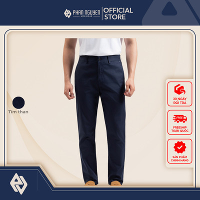 Quần kaki nam Phan Nguyễn, chất liệu cao cấp, thoáng mát, thấm hút tốt, form slim QKK.111