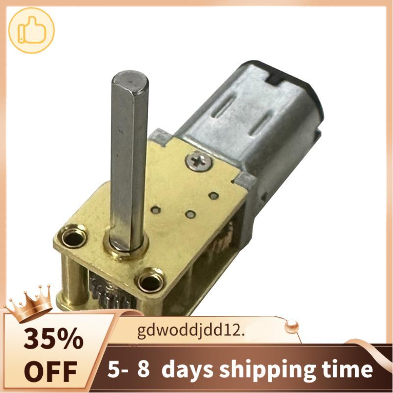 Bàn chải cao cấp DC 12V (đến 6V 3V) Động cơ DC Mini Gear Motor Micro Worm Gear Giảm tốc Thiết bị điệ