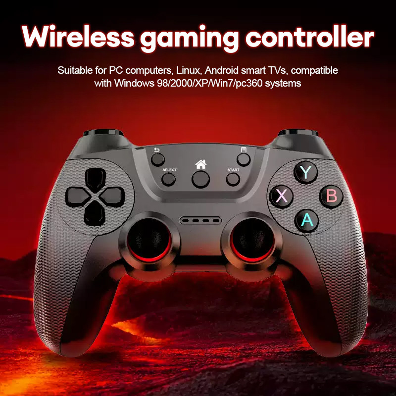 2.4G Wireless Controller Rechargeable PC Game Controller Continuous Function Game Controller