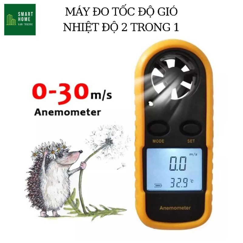 MDG- Máy đo tốc độ gió kỹ thuật số màn hình LCD GM816