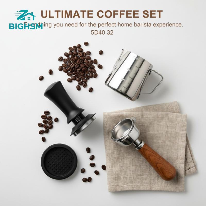 BIGHSM 3 / 6 / 7 Chiếc 51mm 53mm 58mm Espresso Tamper Barista Cà Phê Tamper Với Bộ Tamper Inox nạp l