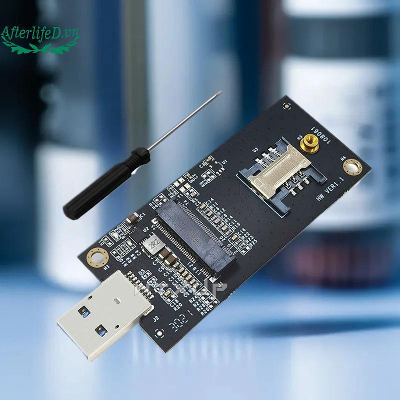 Afterlifed 1 Bộ Thẻ Mở Rộng DW5821E M2-NGFF DW5811e DW5816E EM7455 L860-GL USB3.0 Cho Mô Đun 3G / 4G