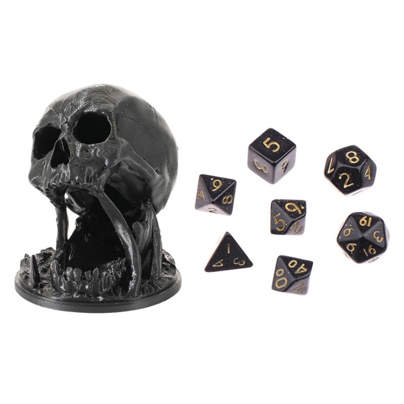 Bán chạy Bán chạy 3D In hình Skeleton Dice Tower Board Game Toy Halloween Party