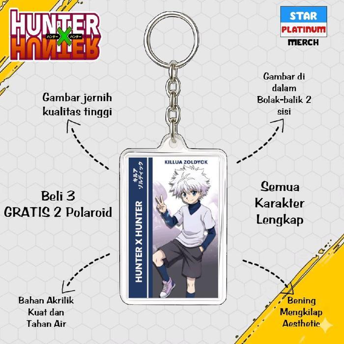 Gantungan Kunci Hunter x Hunter - Keychain Hunter x Hunter - Ganci Anime - Gantungan Kunci Killua
