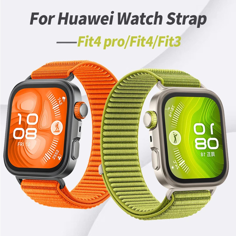 Dây đeo thoáng khí thể thao vòng Nylon cho Huawei Watch Fit 4 Pro Dây đeo thay thế cho Huawei Watch 