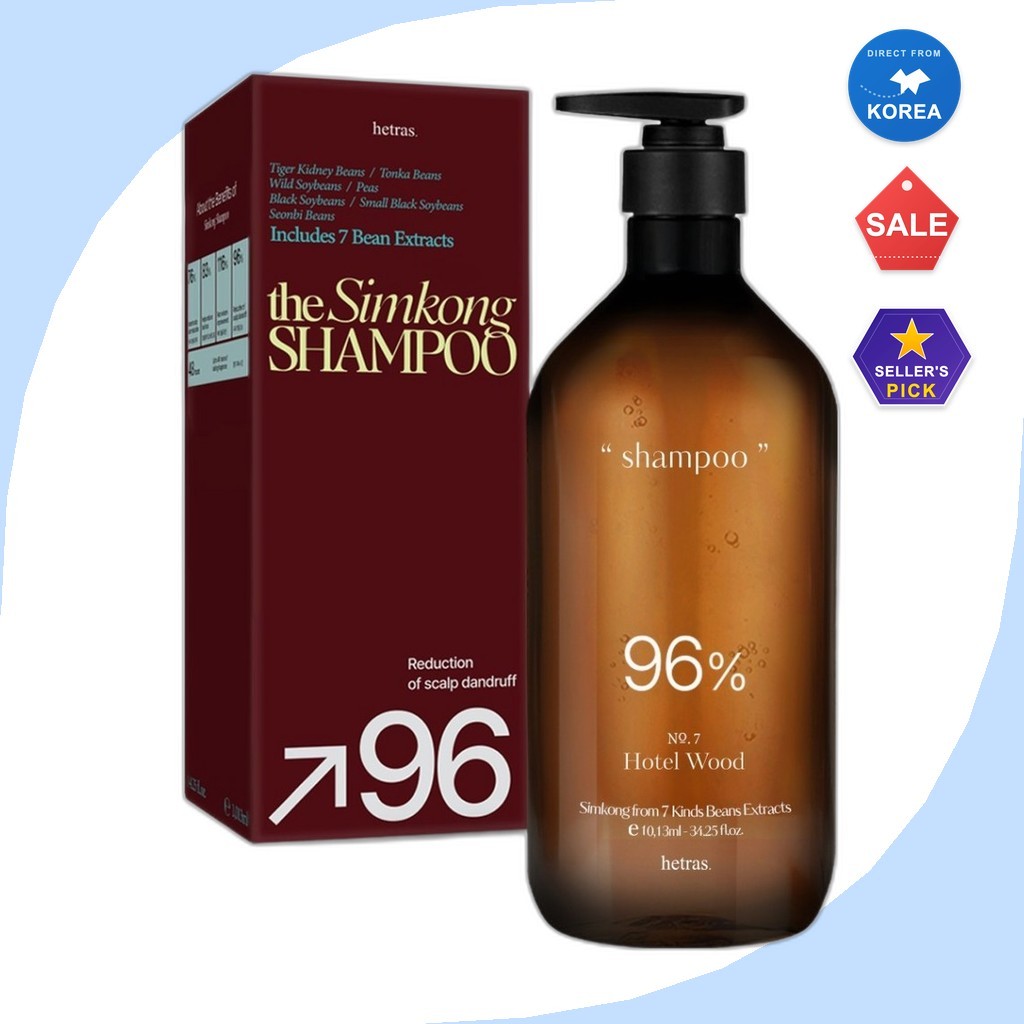 [hetras] Dầu gội Simkong Soothing Hotel Wood, 1.013L, 1 cái / Dầu gội Hàn Quốc / Mùi gỗ khách sạn củ