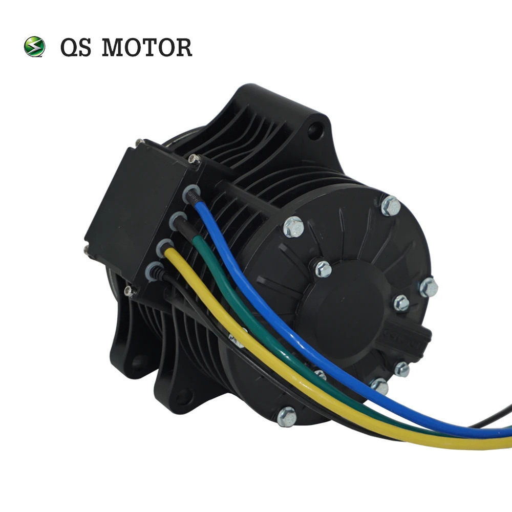 QS Motor QS138 3000W V2 Động Cơ Giữa 6000W Max Liên Tục 72V100KPH Có Thiết Kế Bánh Xích
