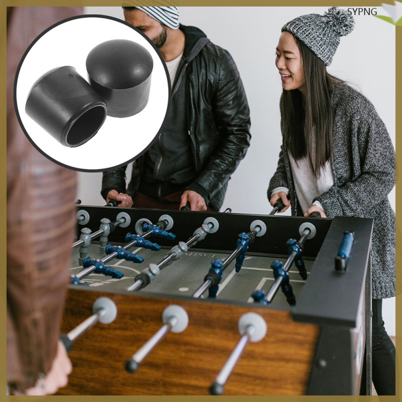 Foosball Rod Caps End Covers Black Protectors Pole Tip Plug Bộ phận bàn bóng đá shaoyiping
