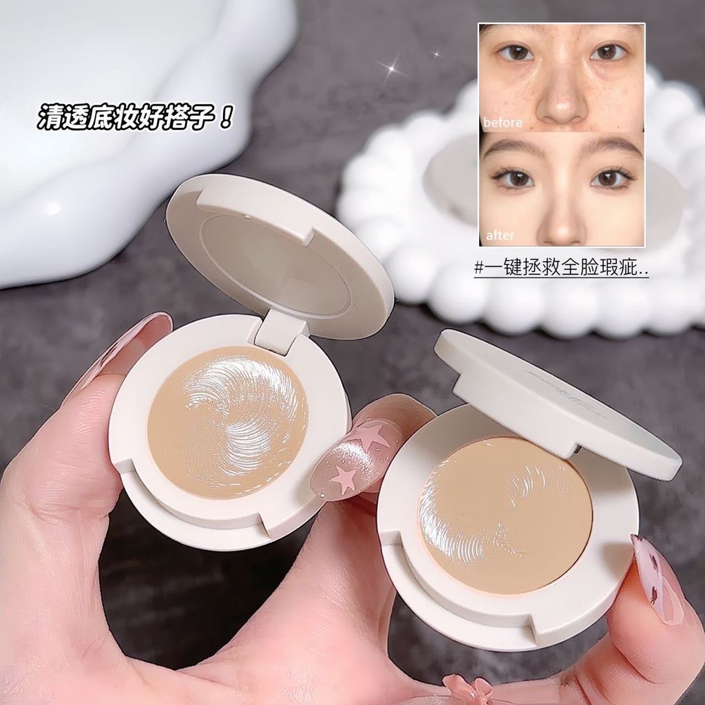 che khuyết điểm the saem kem che khuyết điển Zero Sense Concealer Dưỡng Ẩm Mượt Trong Suốt Đế Trang 
