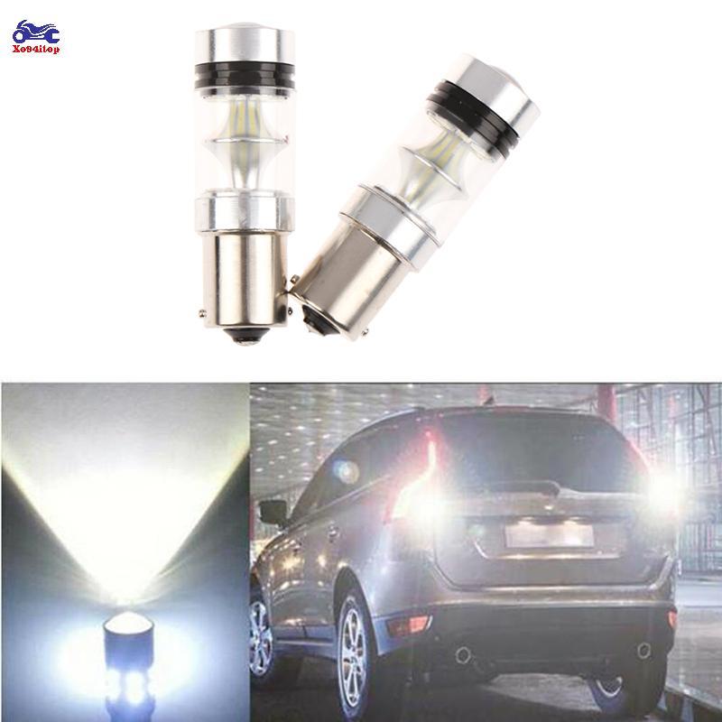 XOITOP Trắng P21W BA15s 1156 Đèn LED Canbus Baup Đảo Chiều Đèn VN