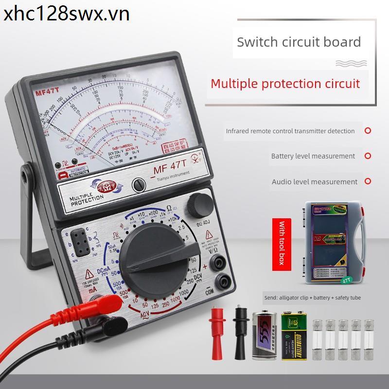 Nam Kinh Tianyu MF47F / MF47C / 47T Con trỏ Đồng hồ vạn năng cơ học có độ chính xác cao Loại từ tính