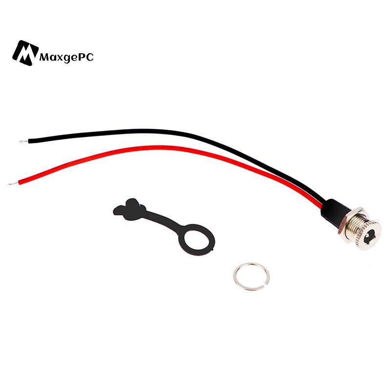 [Max-t] 5A IP68 chống nước 5.5 x 2.1MM 5521 / 5525 DC Power Soet Nữ Ja Panel Mount Hàn Connector Ada