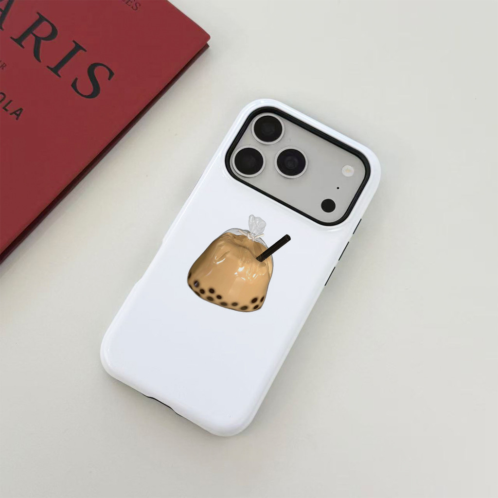 Ốp lưng mờ nối trên và dưới cổ điển 2 trong 1 cho iPhone17 Pro Max iPhone16 Pro Max iPhone15 Pro Max