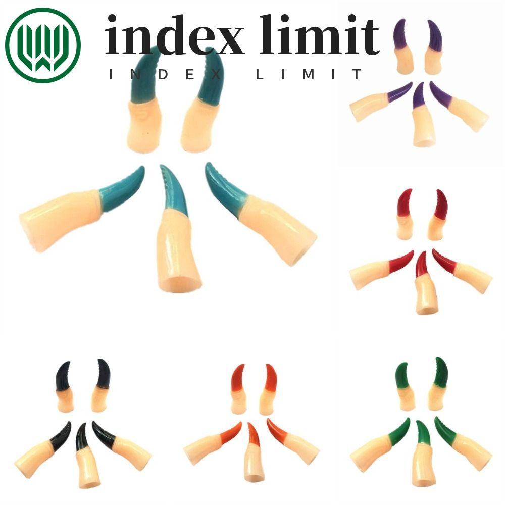 GIỚI HẠN INDEX 5 Cái / bộ Zombie Witch Giả Ngón Tay, Nhiều Màu Sắc Đáng Sợ Halloween Ngón Tay, Phù T