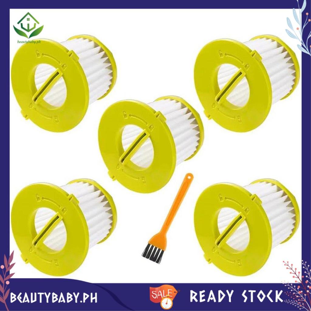 [beautybaby.ph] 5 Bộ Lọc Có Thể Giặt Thay Thế Cho Máy Hút Tay Hiệu Quả 18V PCL704K, PCL705K, PCL705B