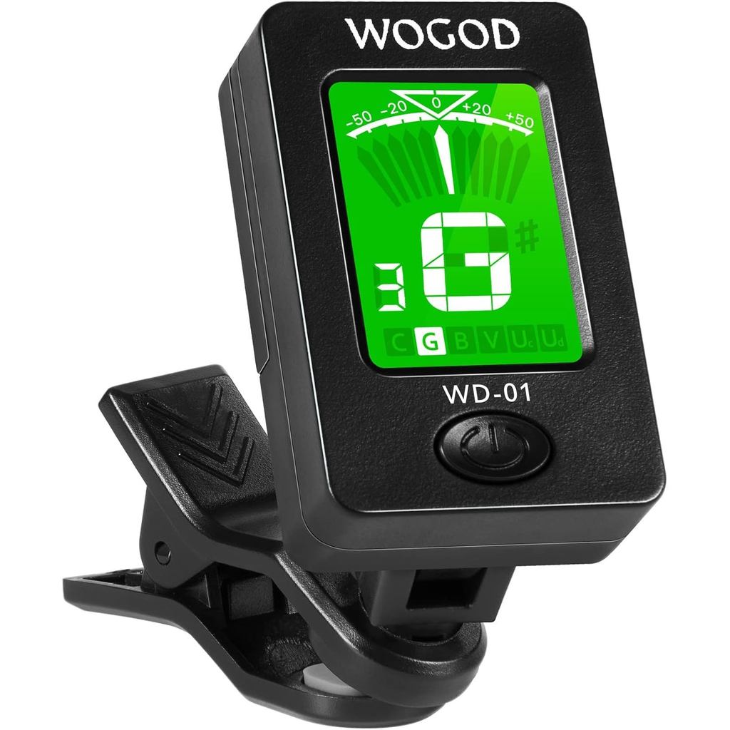 Guitar Tuner Clip trên Ukulele Violin Tuner - Chromatic Tuner cho Bass Electric Acoustic Guitar Tune