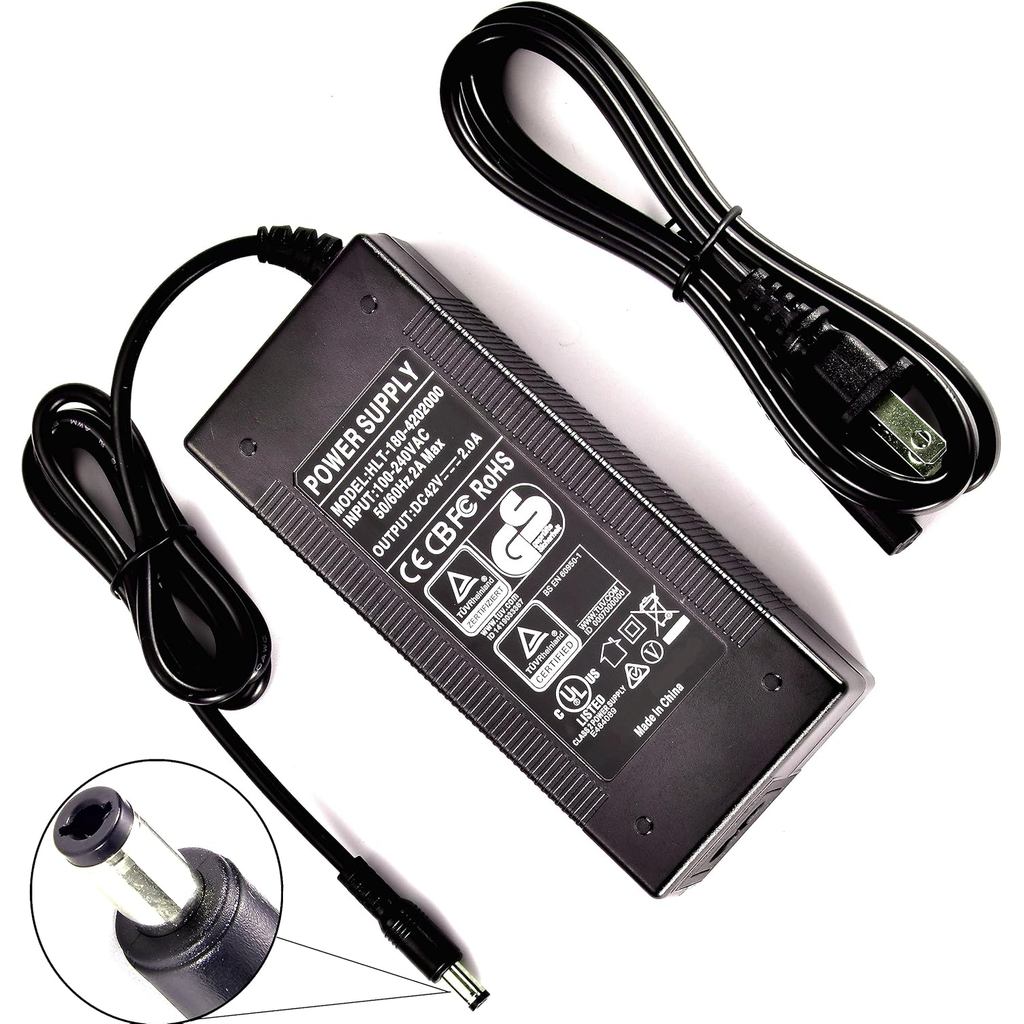 Bộ sạc 42V 2A cho bộ sạc xe tay ga Hiboy, Bộ sạc xe tay ga Jetson, Thích hợp cho xe tay ga Hiboy S2,