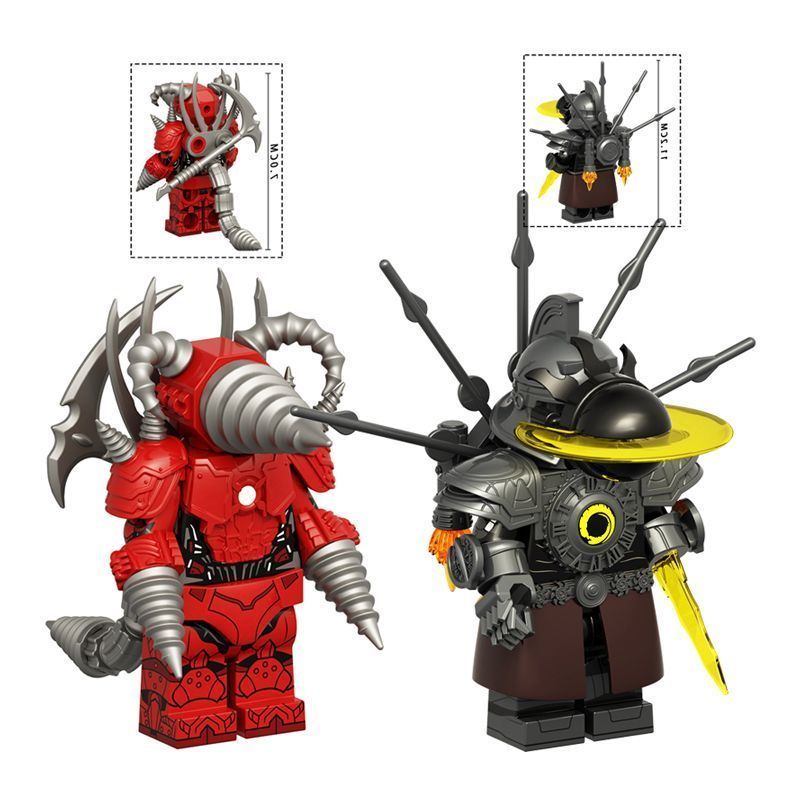 4.21- Tương Thích Lego Phong Cách Mới 17 Mùa Vệ Sinh Người Titan Quỷ Đỏ Điện Kim Cương Người Đồng Hồ