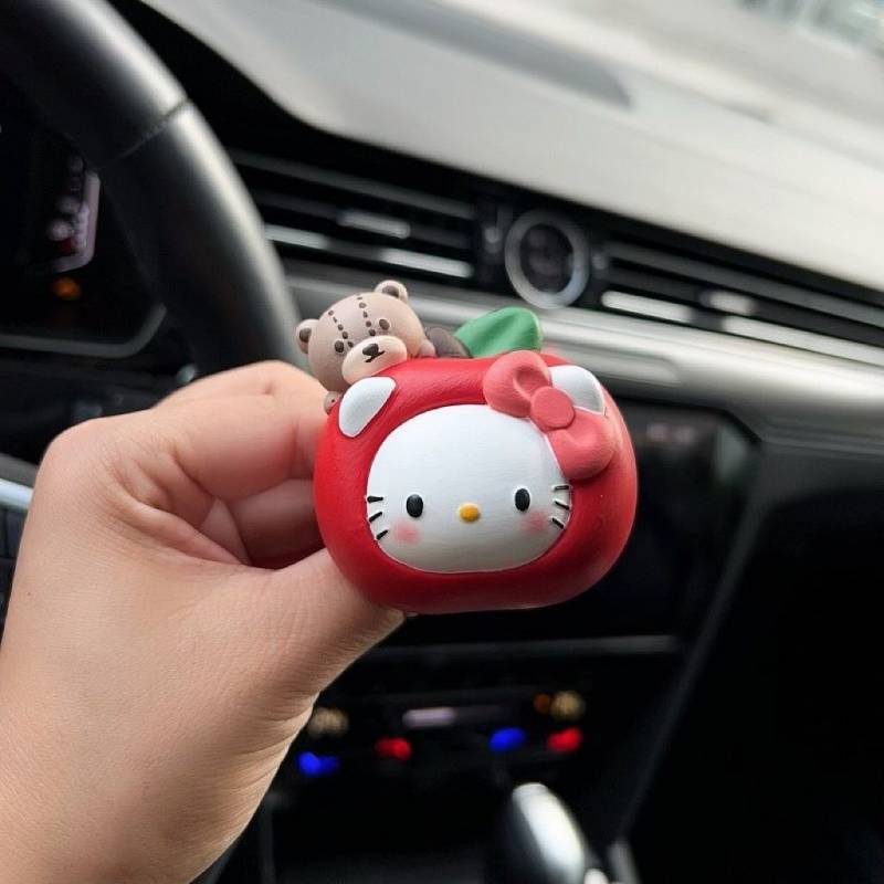 Car-Mounted Air Conditioning Air Outlet Aromatherapy Vehicle Decorative Clip Fragrant Stone Hello Ki